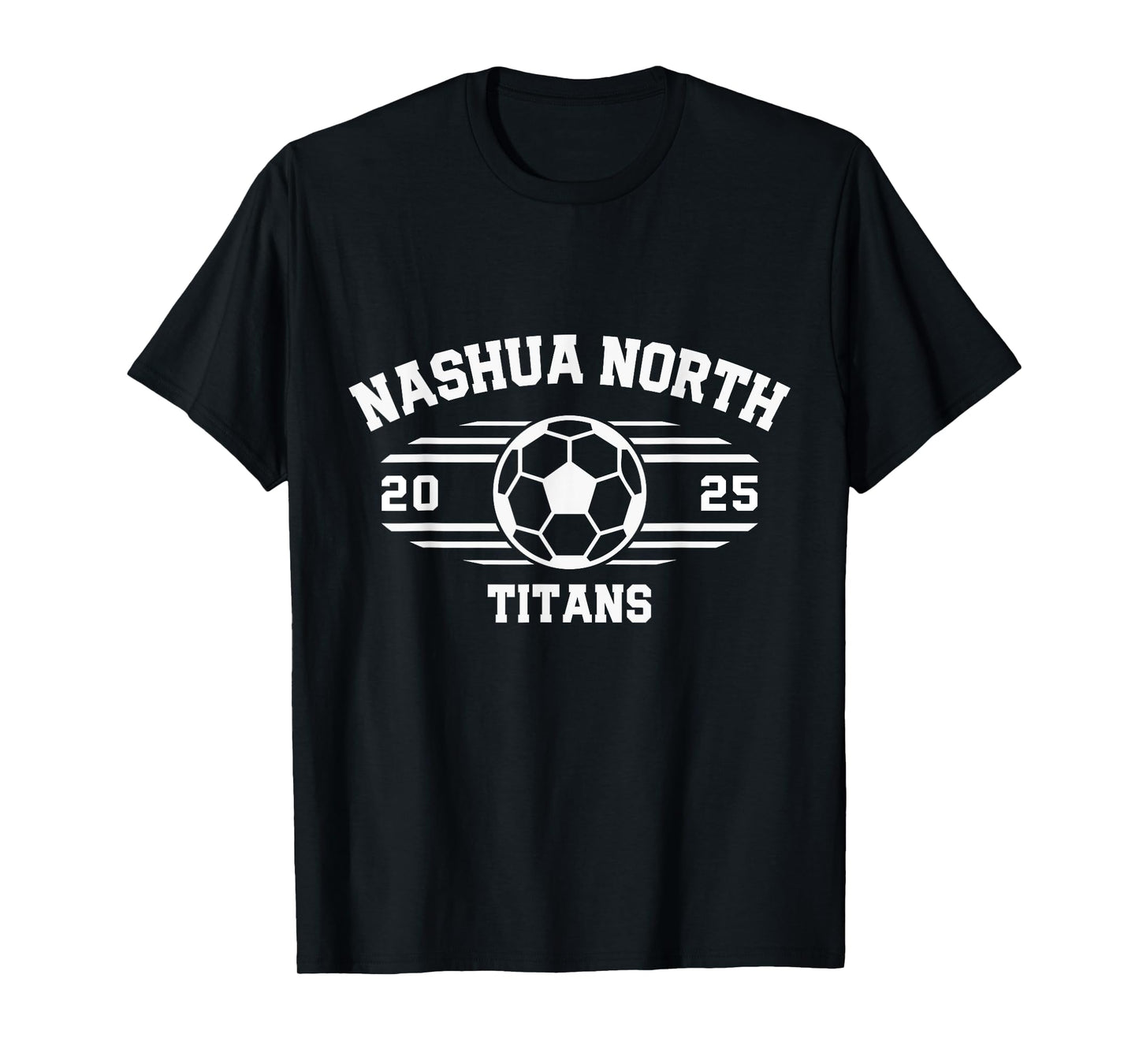 Nashua North Titans Soccer Ball 2025 T-Shirt