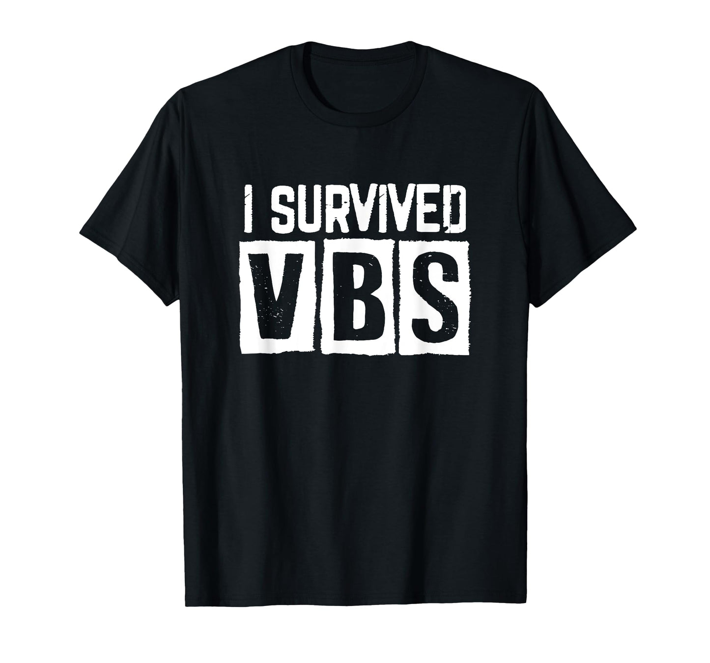 I Survived Summer Vacation Bible School Christian VBS Cute T-Shirt