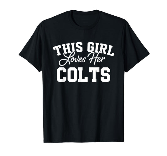Colts Troy This Girl Loves Her HS T-Shirt