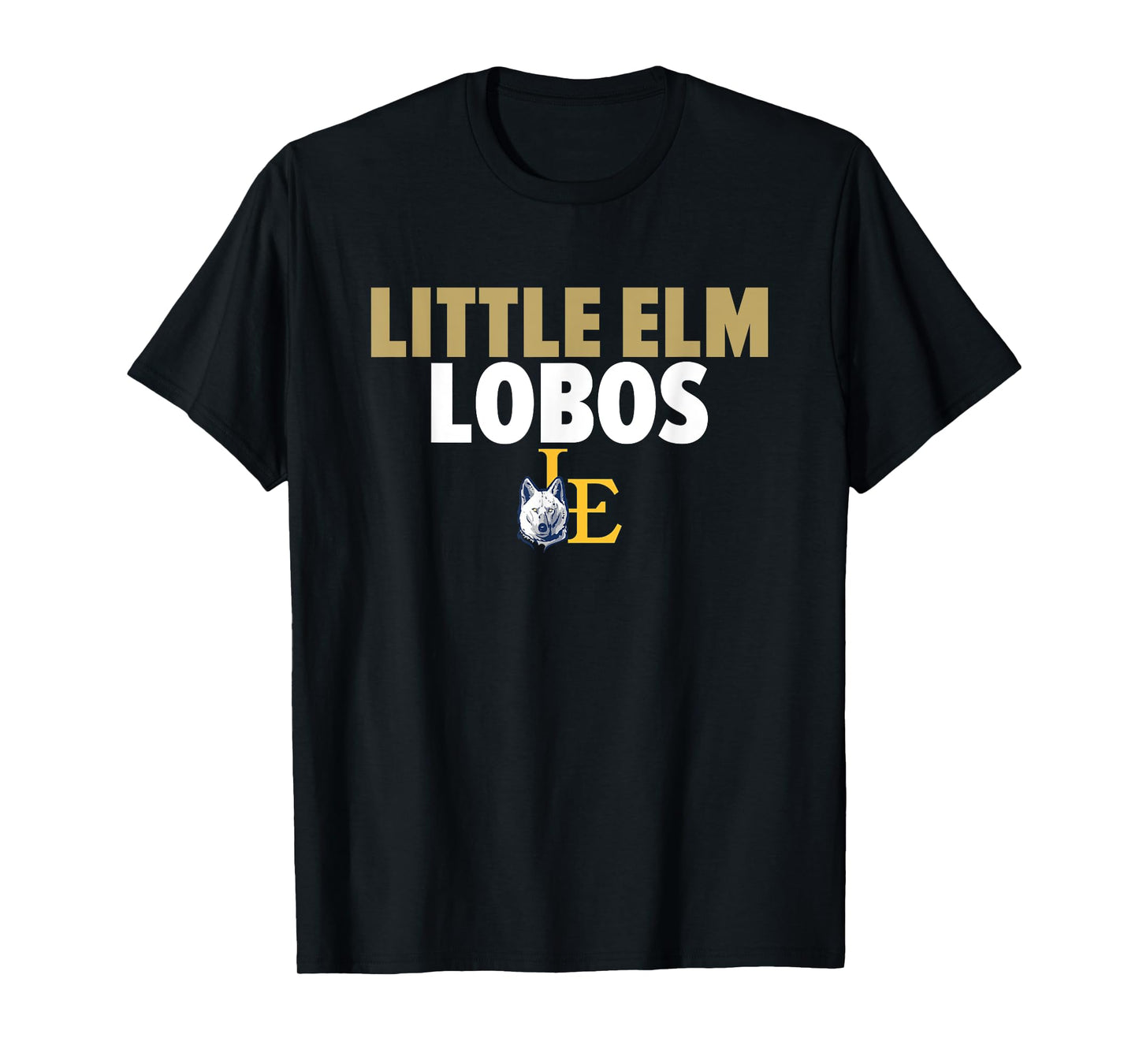 Little Elm Lobos Logo Bold HS T-Shirt