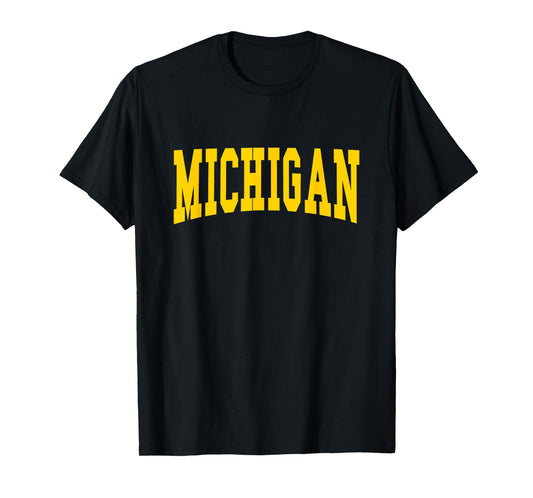 MICHIGAN - Throwback Design - Classic T-Shirt