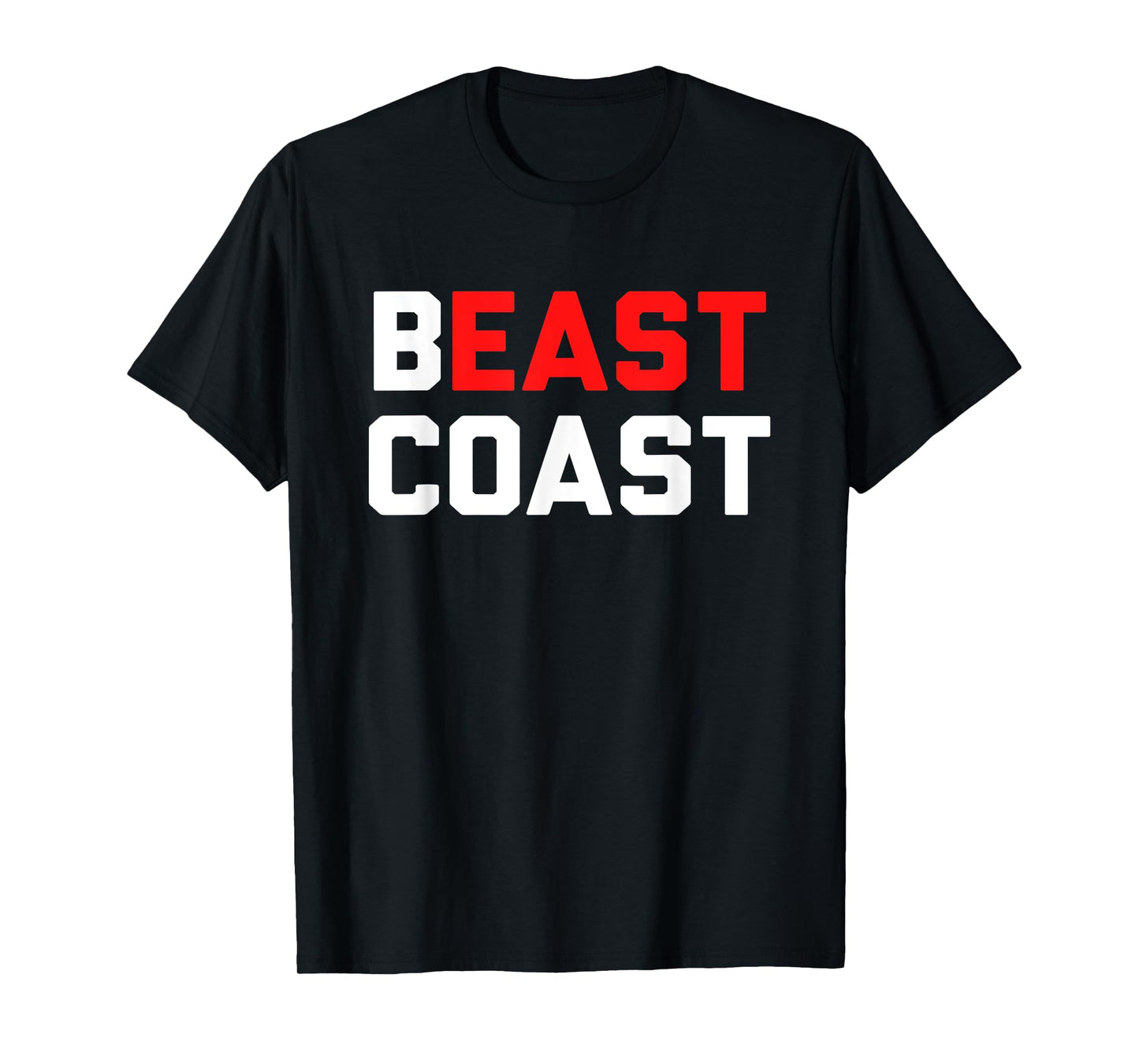 Beast Coast Novelty East Coast Gift T-Shirt