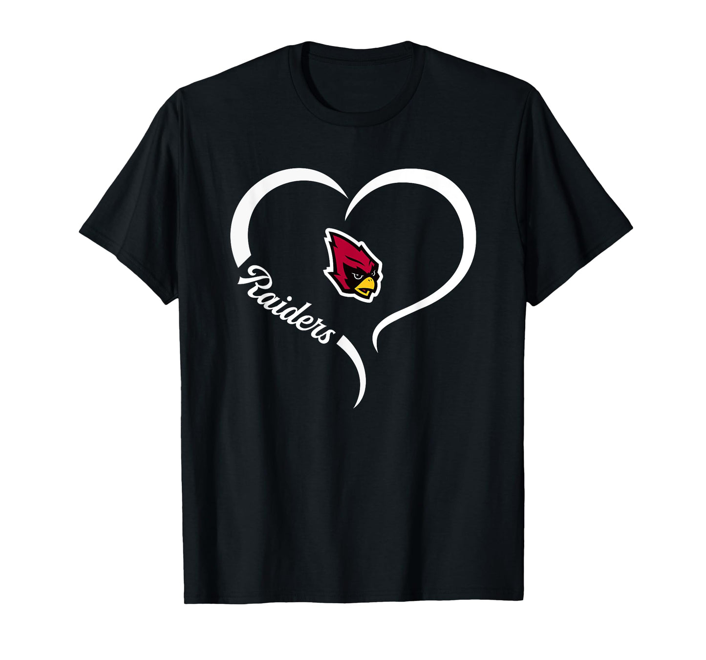 Portland Raiders Logo Half Heart Slogan HS T-Shirt