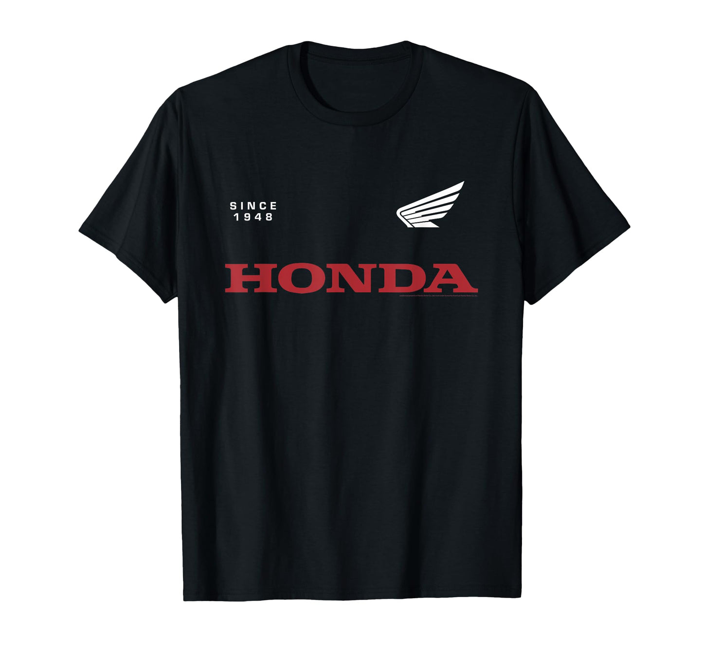 Honda American Motor Co Vintage Since 1948 Faux Patch T-Shirt