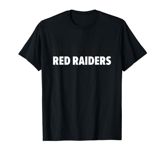 Tyler Legacy Red Raiders Bold T-Shirt