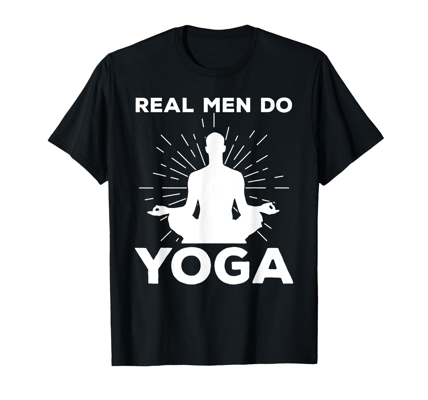 Funny Yoga Design For Men Boys Yoga Pose Meditation Lovers T-Shirt