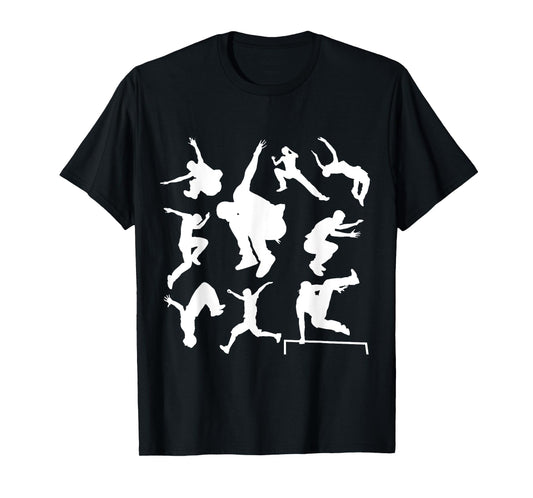 Vintage parkour boys Shirt parkour Lovers for men and girls T-Shirt