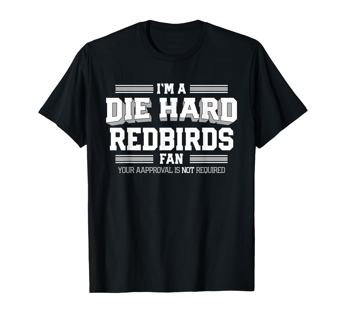 Redbirds Alton Die Hard Fan HS T-Shirt