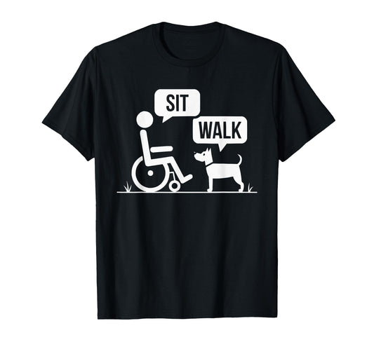 Wheelchair User Paraplegic Disabled Disability Handicap T-Shirt
