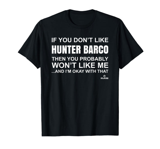 Hunter Barco Prospect Baseball Fan Gear T-Shirt