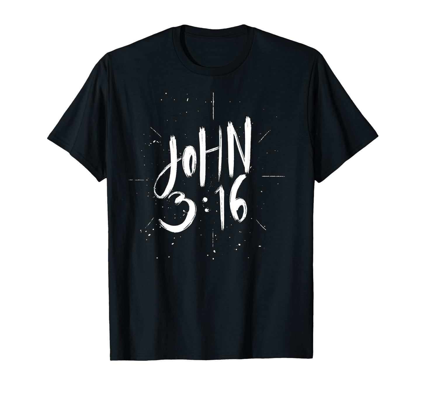 John 3 16 - Christian Faith Bible Verse T-Shirt