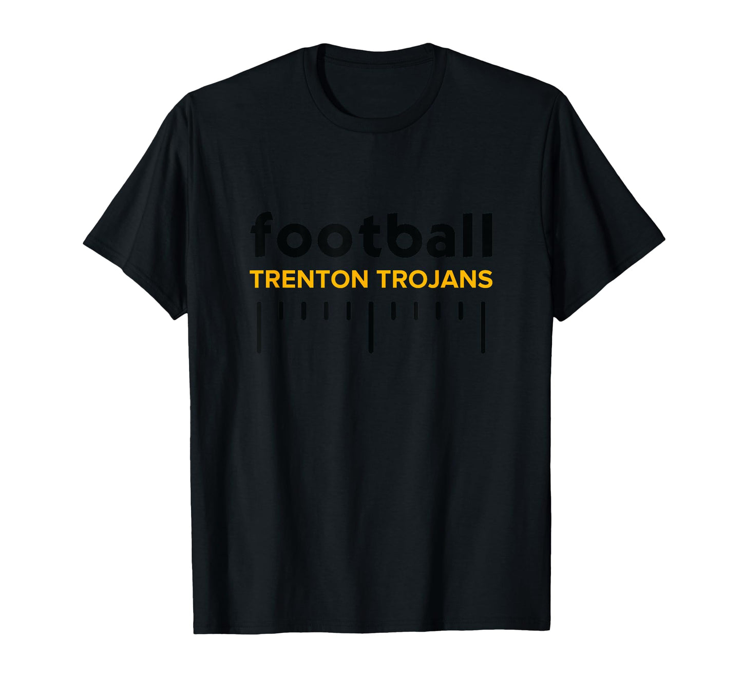 Trenton Trojans Football Lines HS T-Shirt