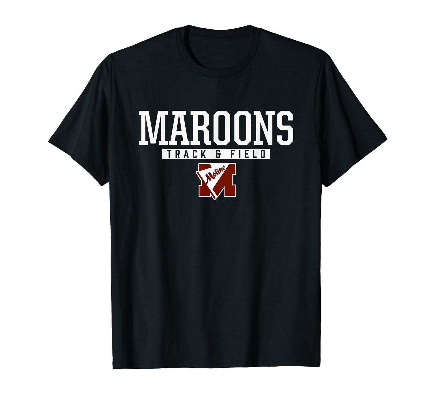 Moline Maroons Logo Track & Field HS T-Shirt