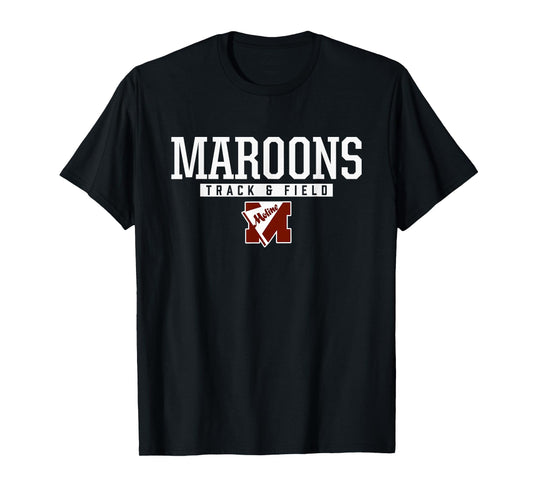 Moline Maroons Logo Track & Field HS T-Shirt