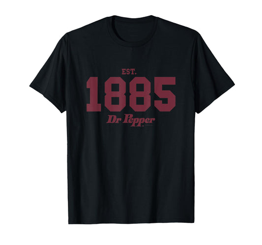 Dr. Pepper Collegiate Style Est. 1885 Vintage Soda Pop T-Shirt