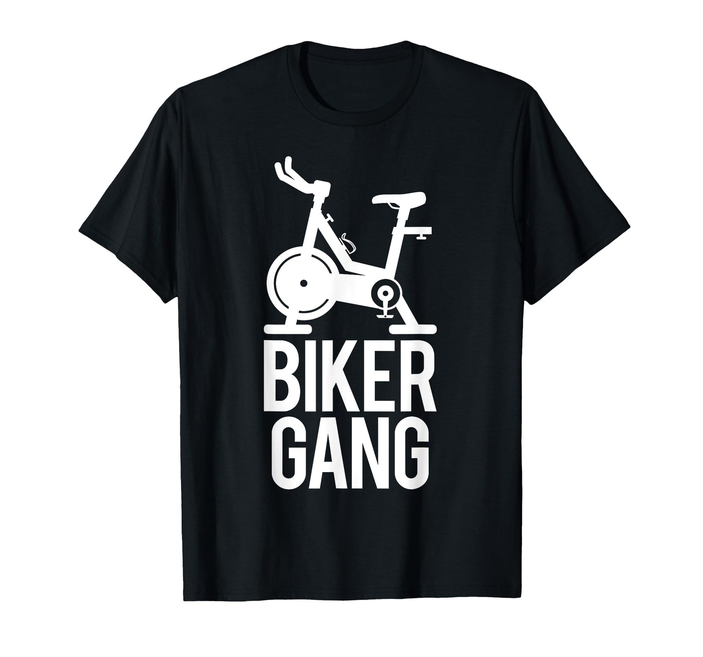 Biker Gang Funny Spin Saying Gym Workout Spinning Class T-Shirt