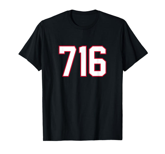 716 Area Code Buffalo New York BFLO WNY T-Shirt