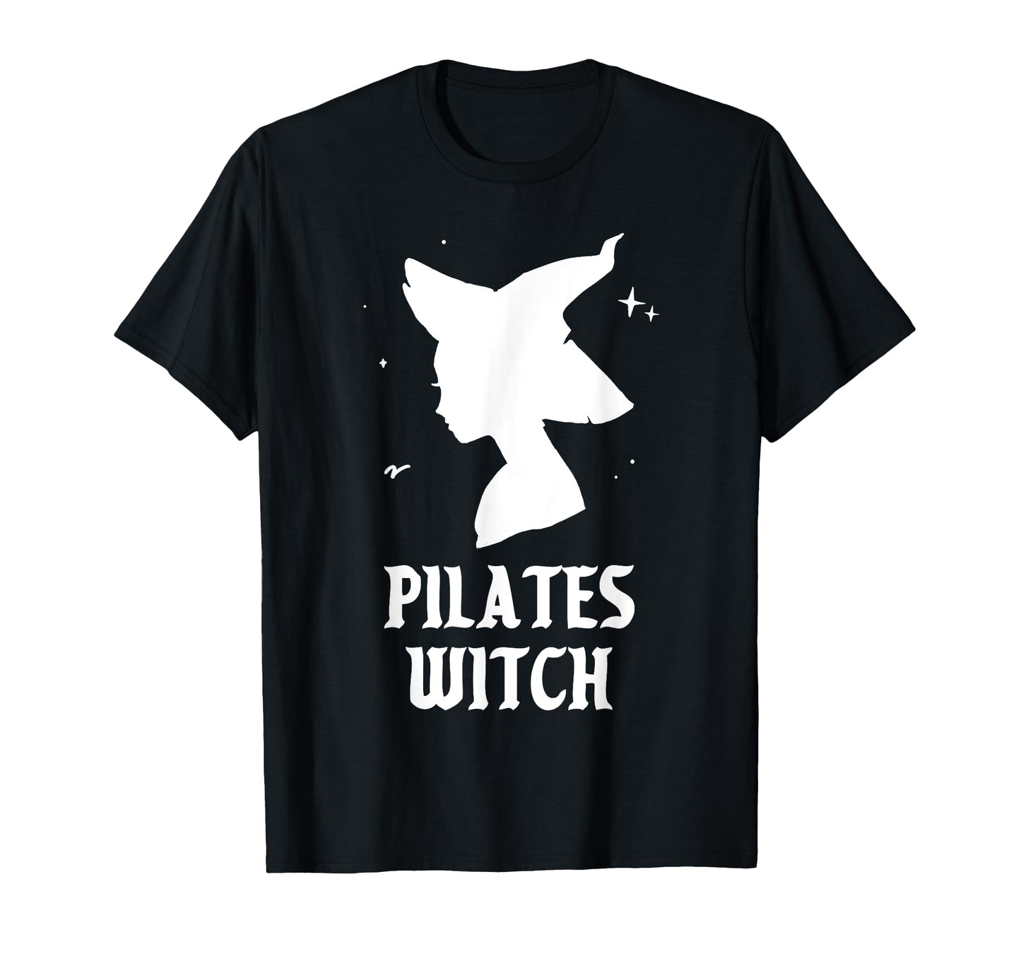 Pilates Witch Instructor Spooky Vibes Gym Halloween Costume T-Shirt