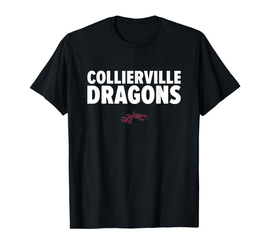 Collierville Dragons Logo Bold HS T-Shirt