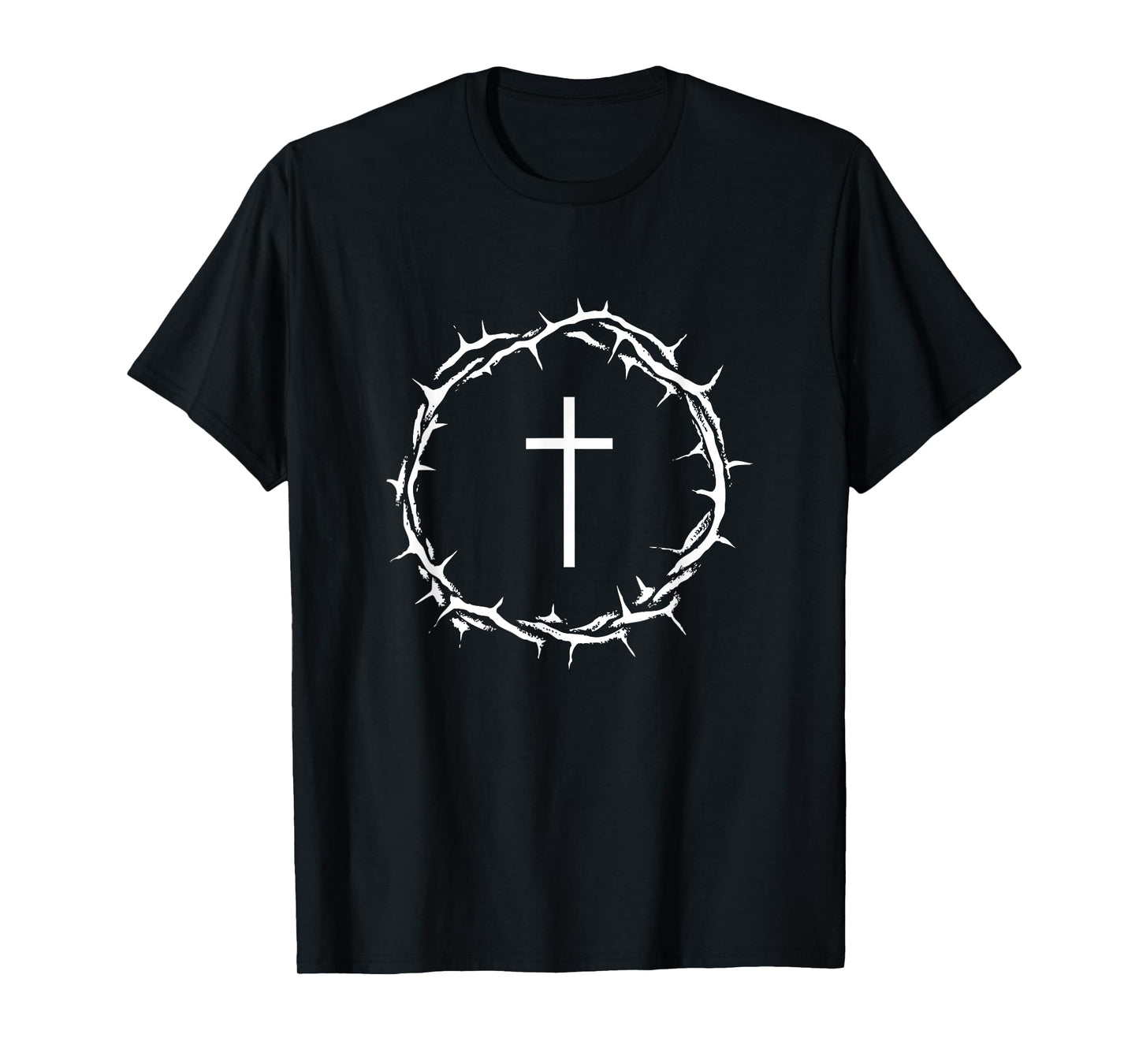 Jesus Cross in a Crown of Thorns T-Shirt