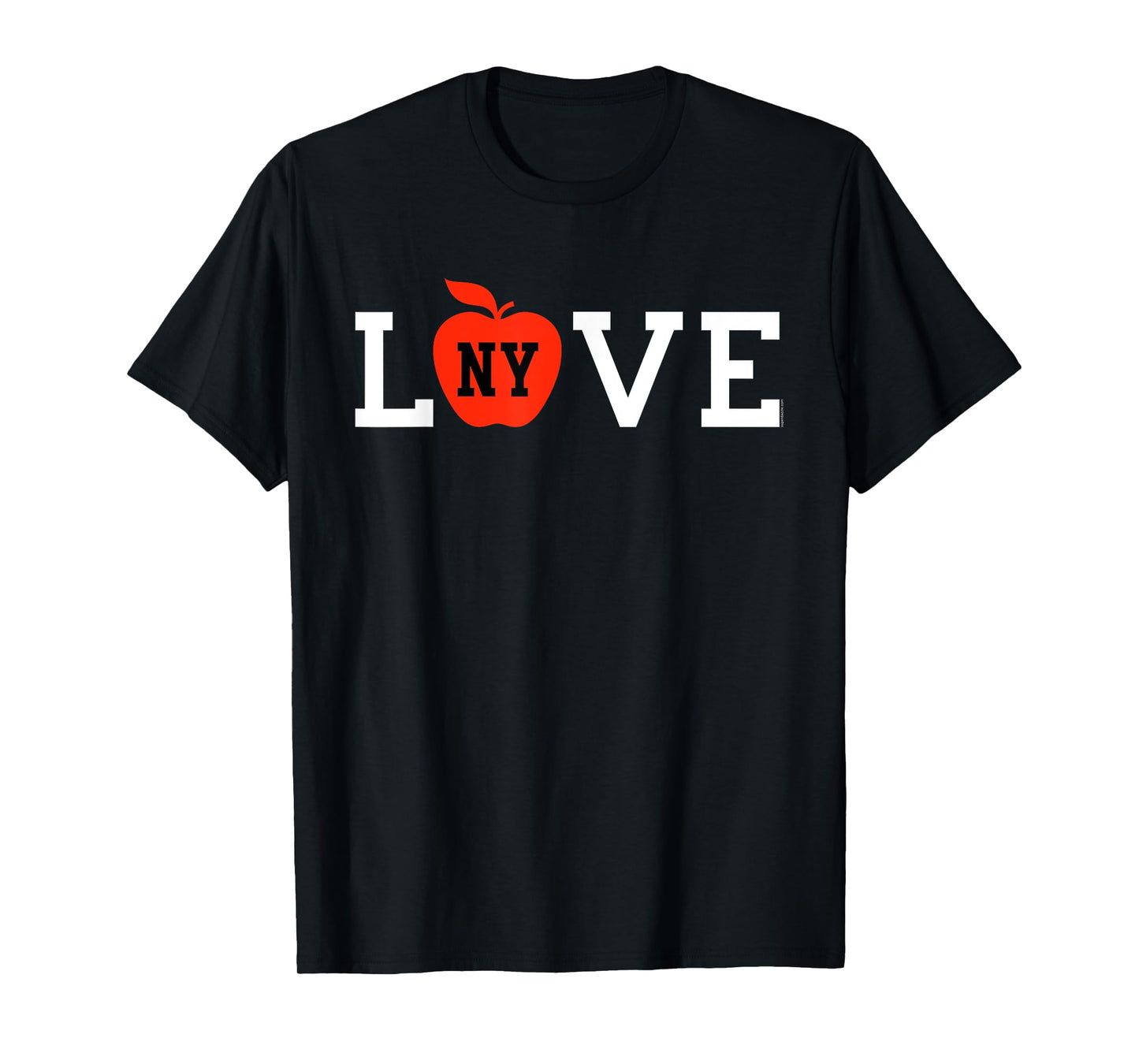 I Love NY Big Apple Heart Cool Casual Cute NYC New York City T-Shirt