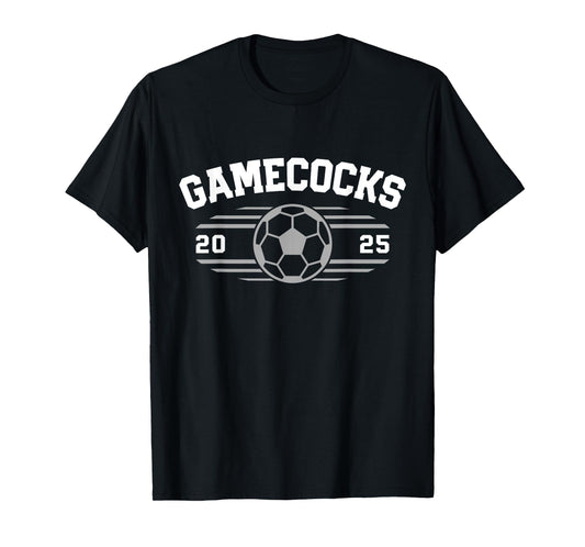 Gamecocks New Brockton Soccer Ball 2025 HS T-Shirt