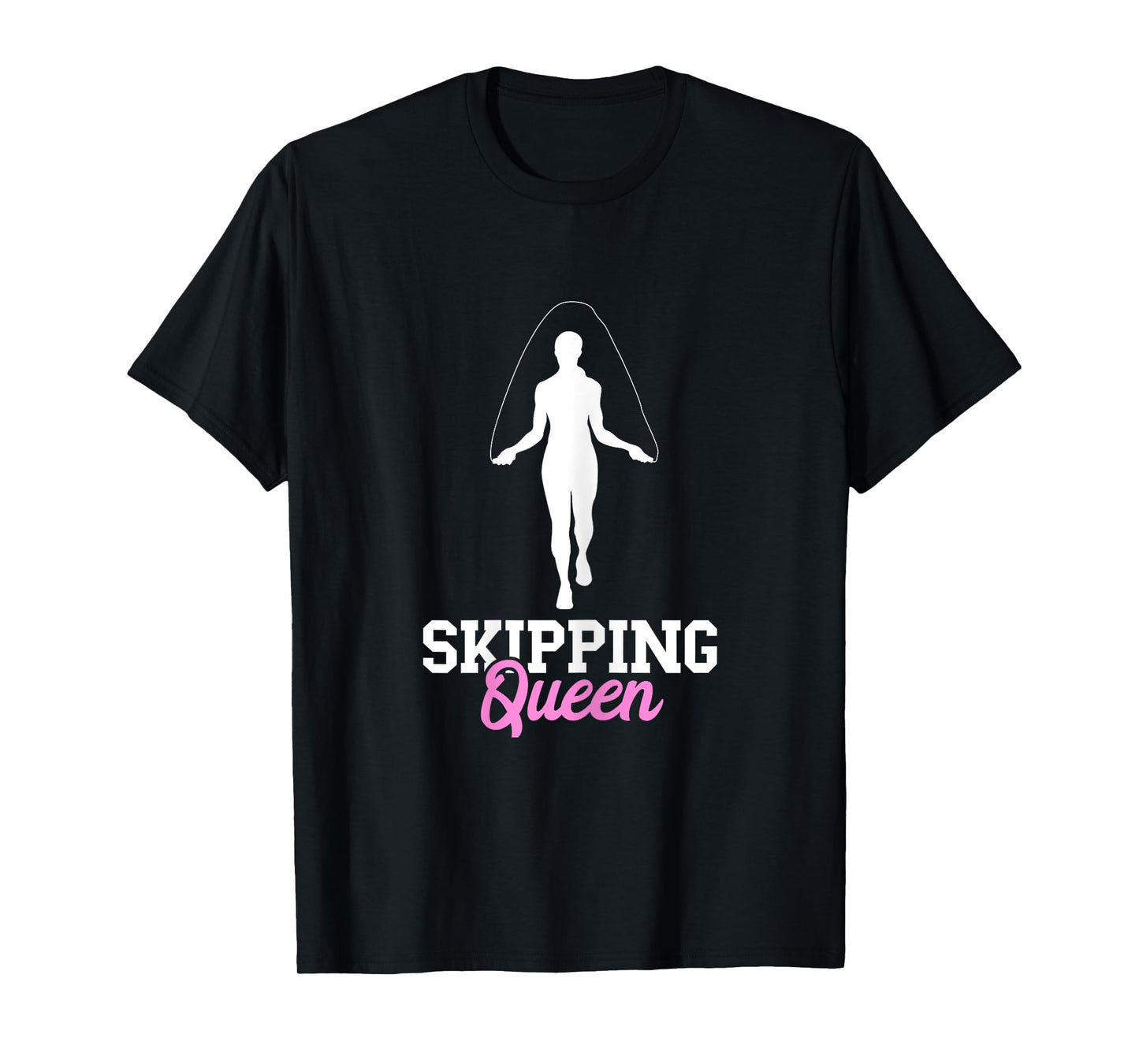 Skipping Queen Rope Jumping Cardio Jump Rope Workout Gym T-Shirt