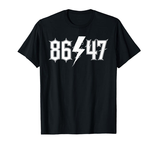 Sarcastic 8647 Vintage 80s Style 86 47 Rock Music 8647 T-Shirt