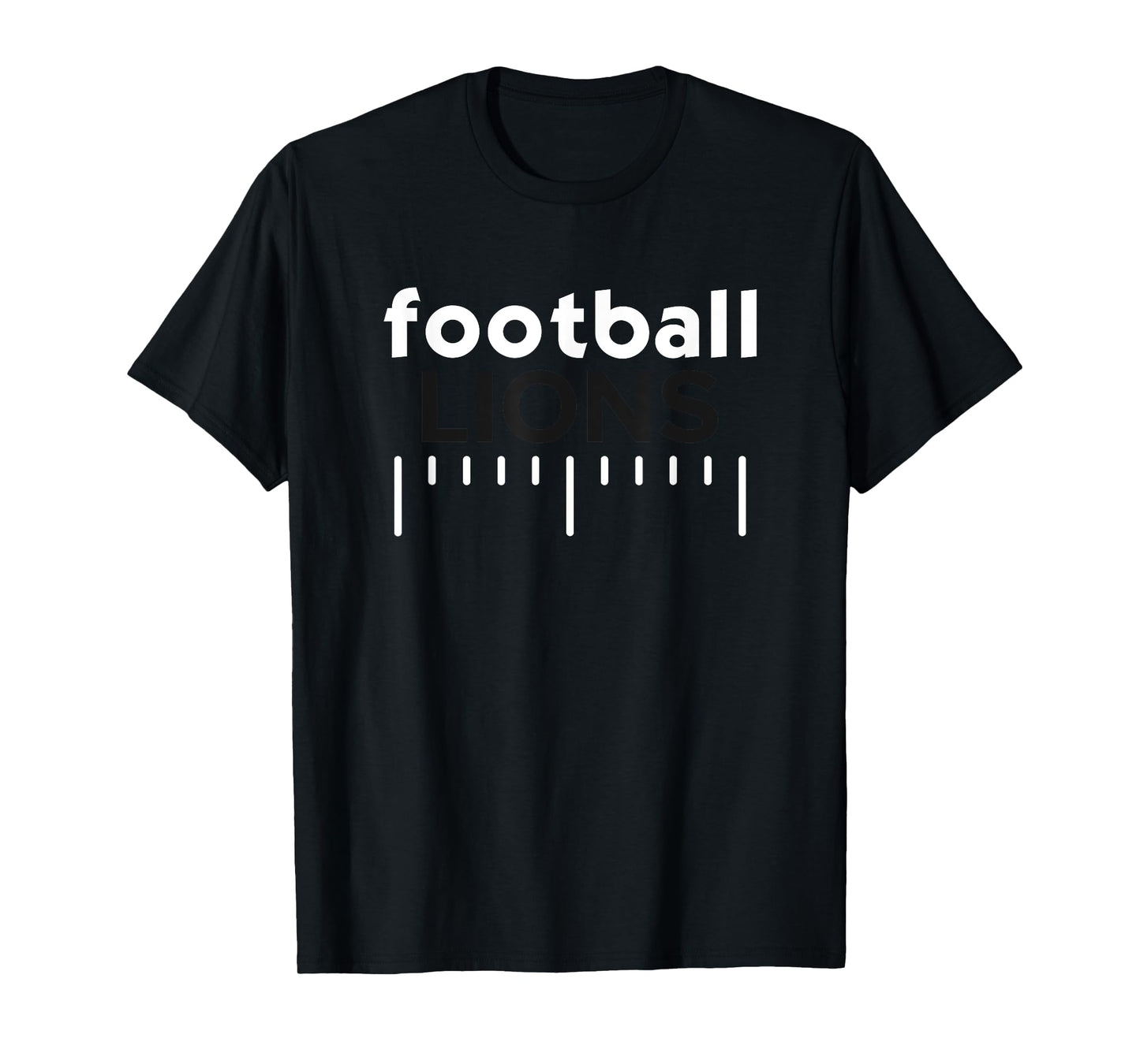 Edwards County Lions Football Lines HS T-Shirt