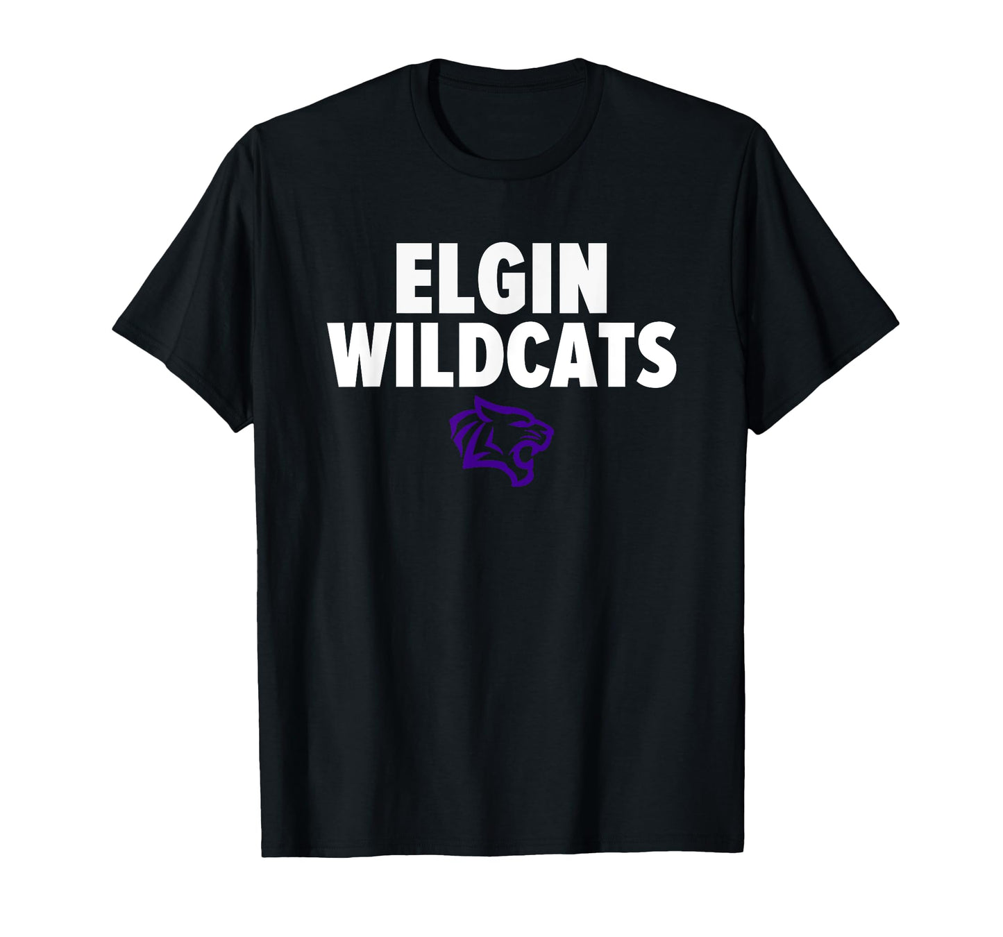 Elgin Wildcats Logo Bold HS T-Shirt