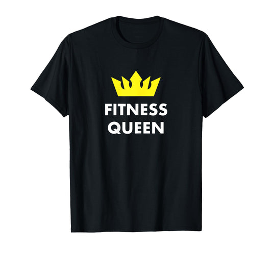 Fitness Queen Workout Gym Lifestyle Gift for Women T-Shirt