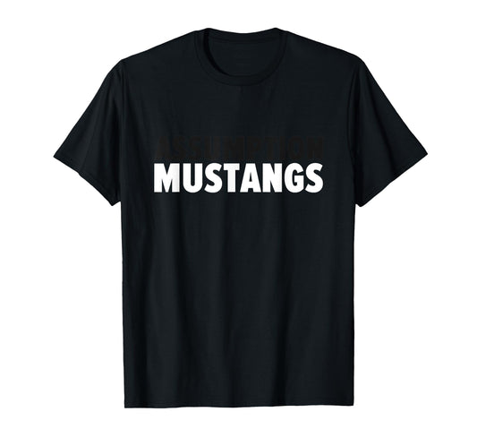 Assumption Mustangs Bold T-Shirt