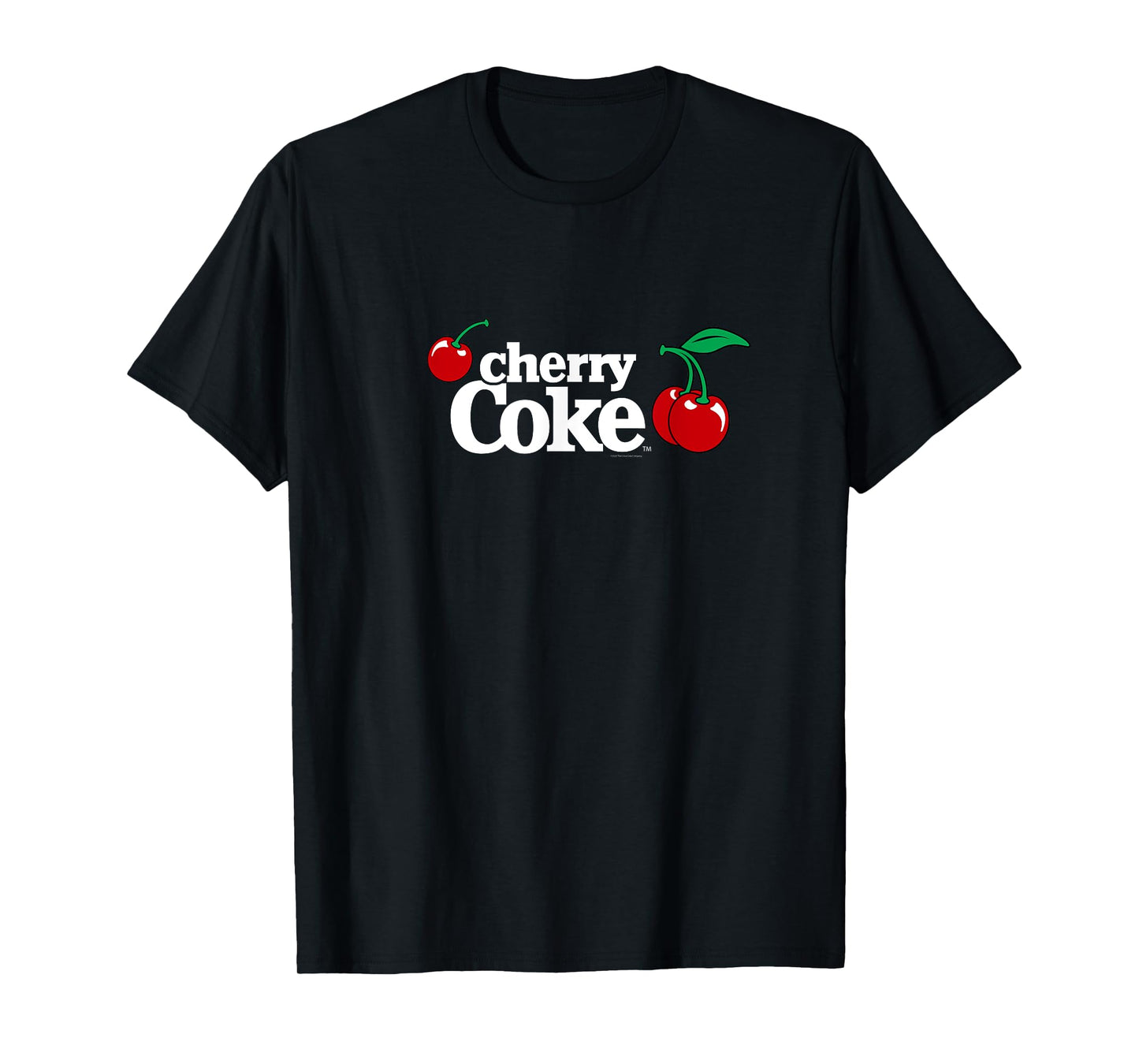 Coca-Cola Very Cherry Red & White Cherry Coke Logo T-Shirt