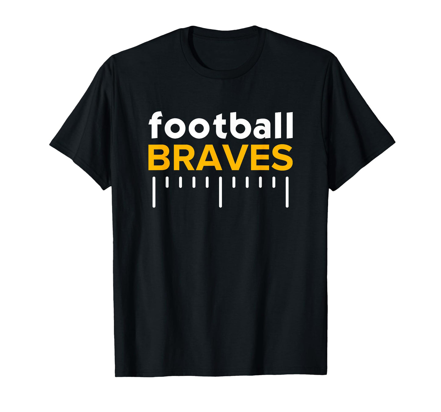 Star Valley Braves Football Lines HS T-Shirt