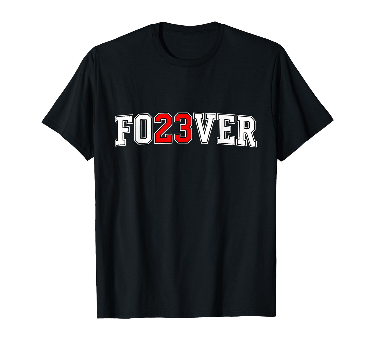 Fo23ver Retro Sport Vintage Style Jersey Tee T-Shirt