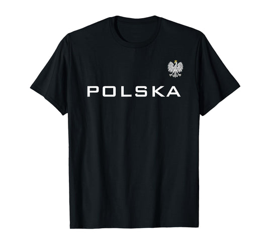 POLSKA POLAND FLAG SPORTS ATHLETIC JERSEY STYLE T-Shirt