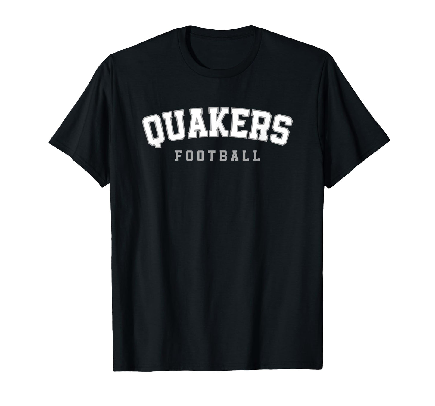 Quakers Plainfield Vertical Arch Football HS T-Shirt
