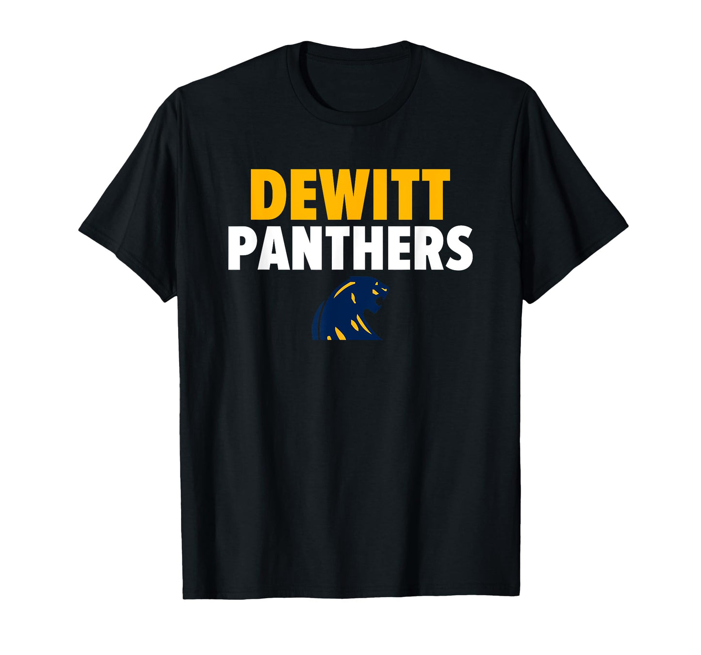 Dewitt Panthers Logo Bold HS T-Shirt