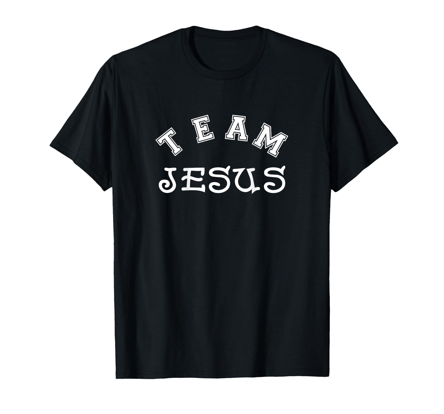 Team Jesus Back Print T-Shirt