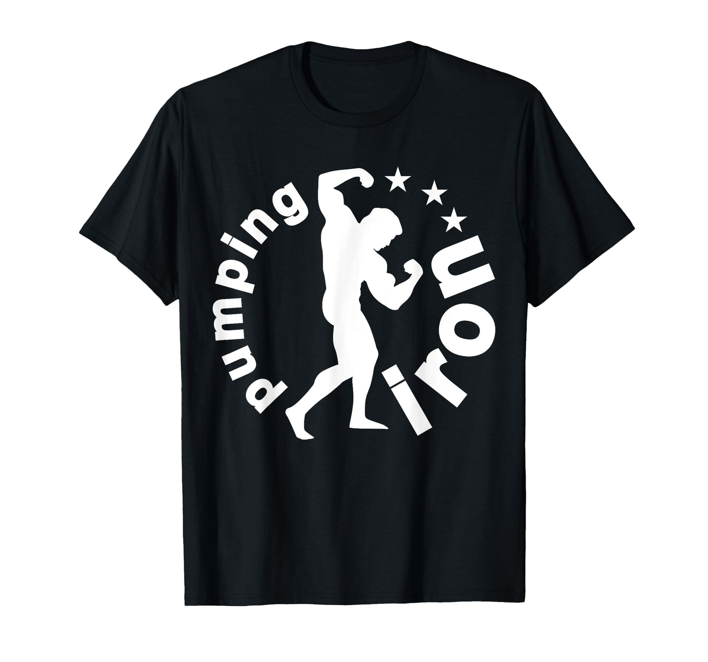 C560 PUMPING IRON T-Shirt Workout Gym Fitness MMA Motivation T-Shirt