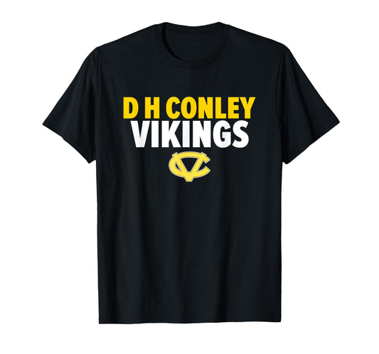 D H Conley Vikings Logo Bold HS T-Shirt