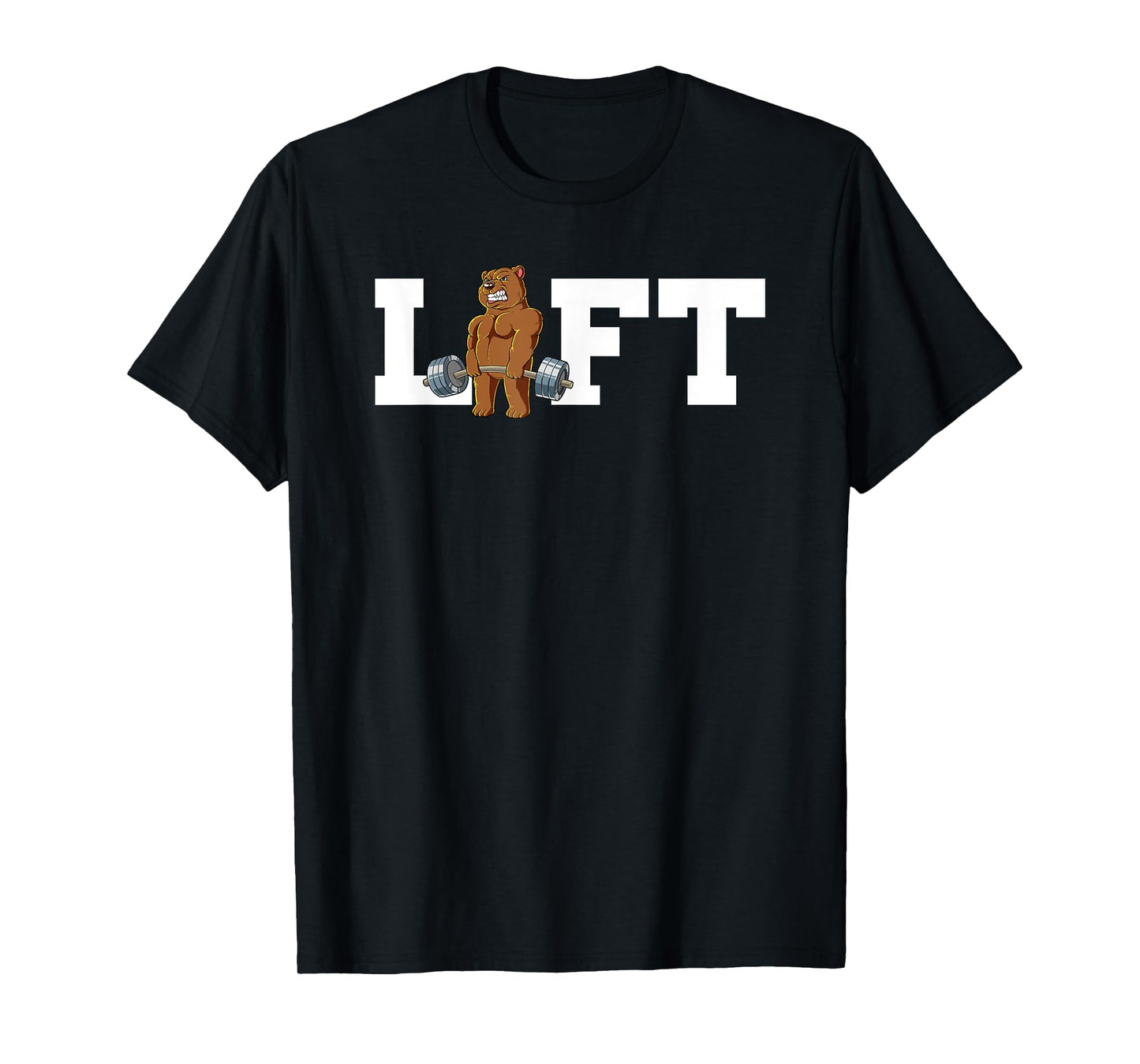 Bear Gym Weight Training Lift Deadlift T-Shirt