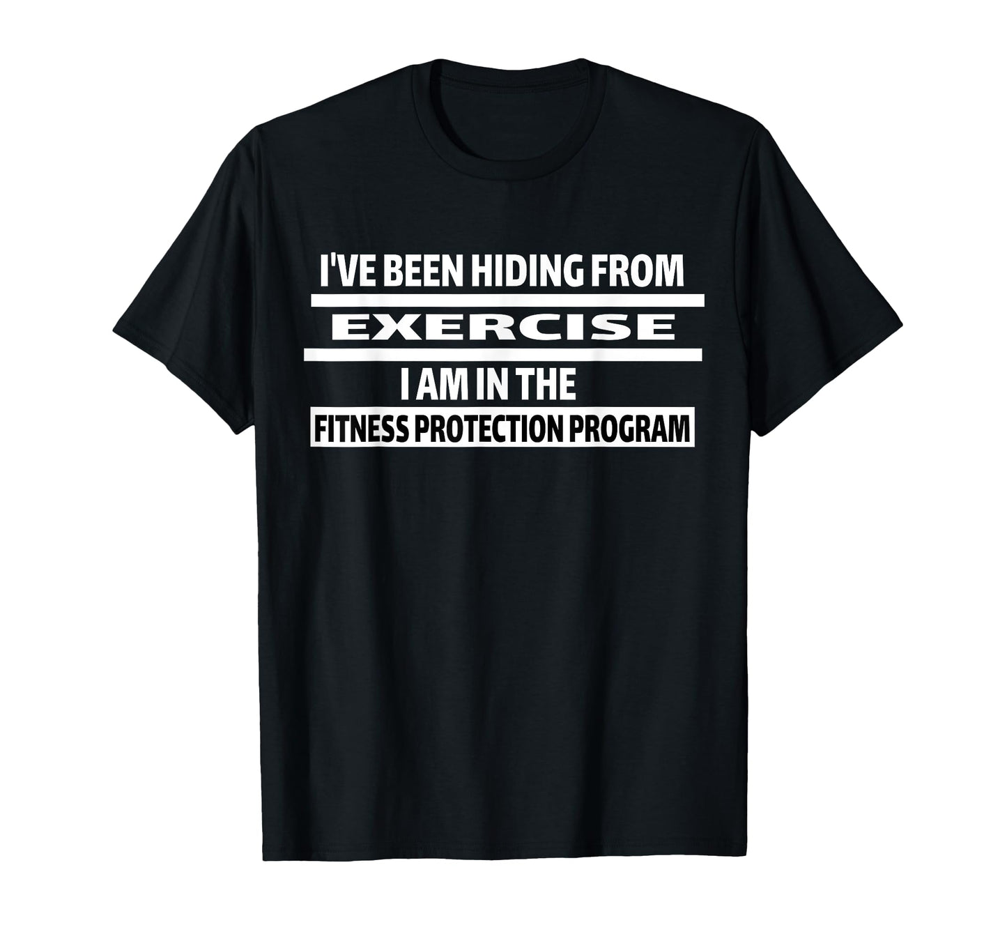 Fitness Tshirt Funny Exercise T-shirt Sarcastic Gym Tee Gift T-Shirt