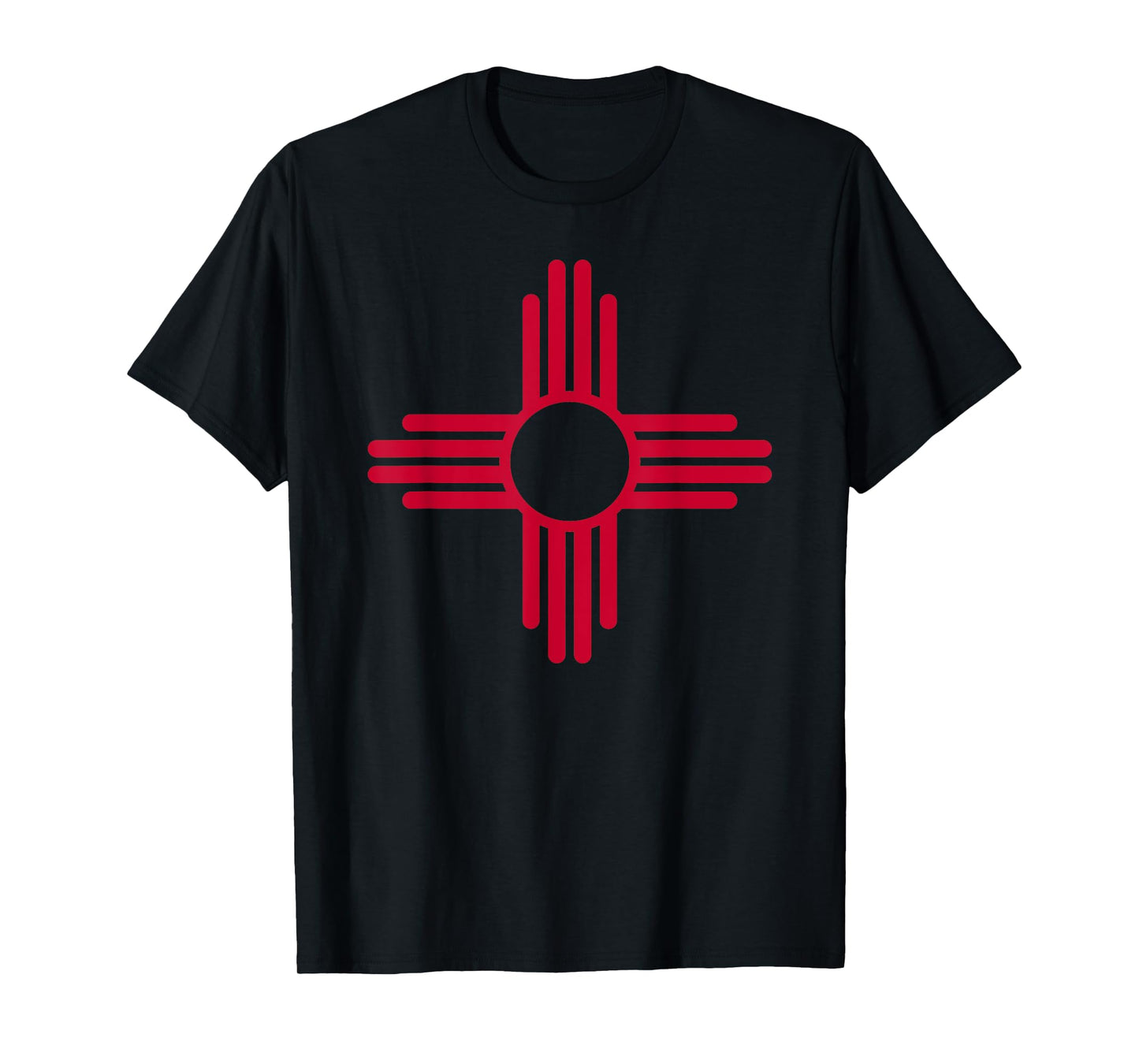 Red & Yellow Zia Sun Shirt Retro New Mexico Flag Tee Shirt T-Shirt
