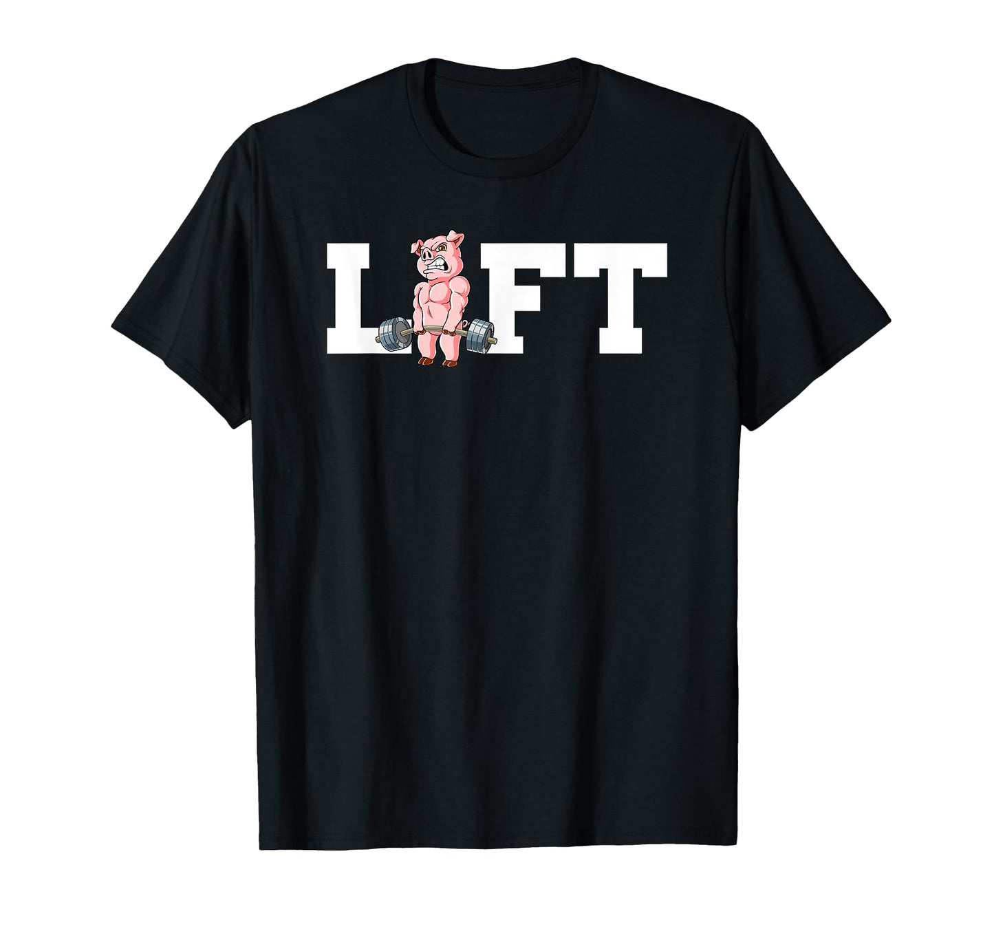 Pig Gym Weight Training Lift Deadlift T-Shirt