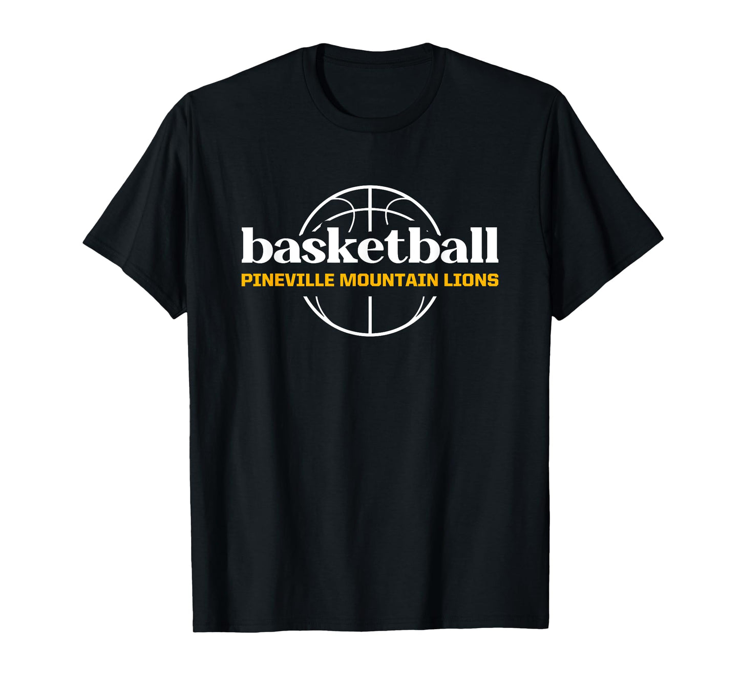 Pineville Mountain Lions Basketball T-Shirt
