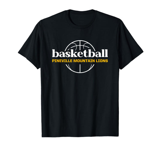 Pineville Mountain Lions Basketball T-Shirt