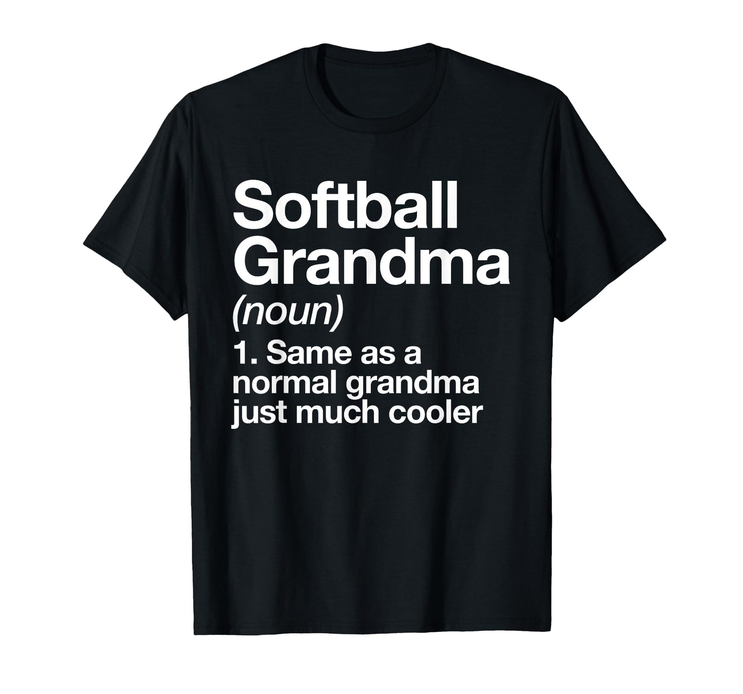 Softball Grandma Definition Funny Sports T-Shirt