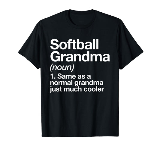 Softball Grandma Definition Funny Sports T-Shirt