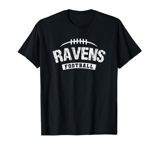 Ravens South Football Distressed HS T-Shirt